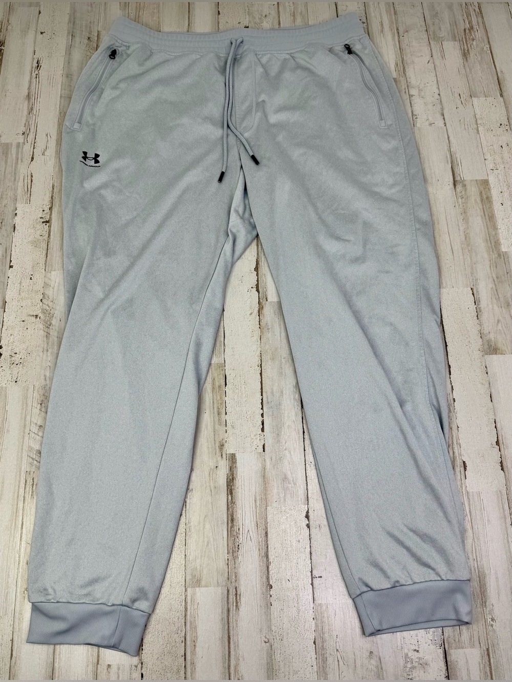 Under Armour Joggers Mens XXL Gray Loose Drawstring Fleece Tapered Sweatpants